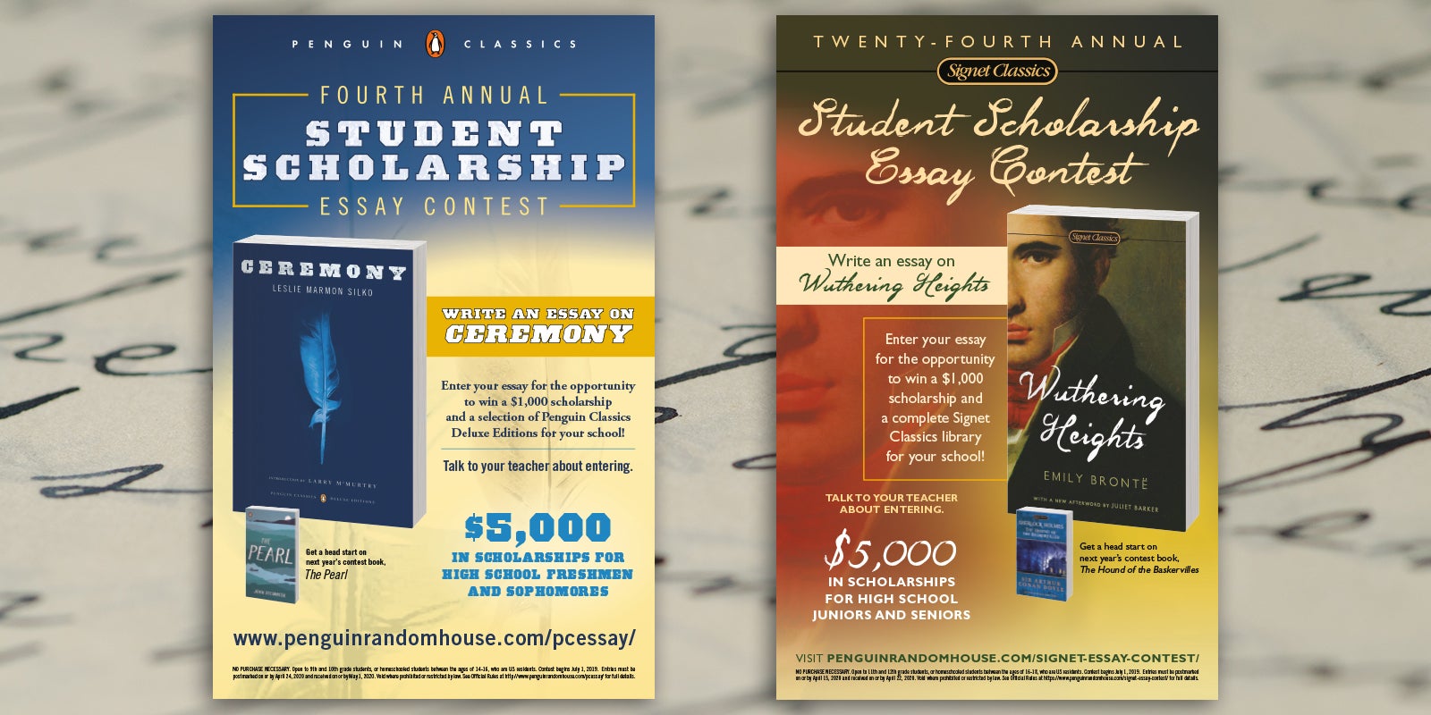 The Penguin Classics and Signet Classics Scholarship Essay Contests