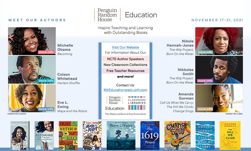 Welcome to the Penguin Random House Education Virtual NCTE Booth!