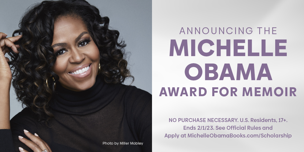 Announcing the Michelle Obama Award for Memoir