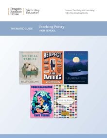 Teaching Poetry Thematic Guide for High School cover
