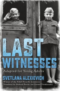 LAST WITNESSES YA book cover