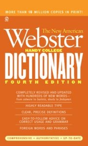 New American Webster Handy College Dictionary book cover