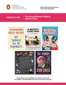 Teaching Women’s History Thematic Guide for Middle School cover