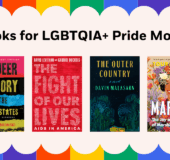 Books for LGBTQIA+ Pride Month Book Covers: 9780593731659 THE OUTER COUNTRY (RH) 9780593185667 MARSHA (Penguin) 9780593710920 THE FIGHT OF OUR LIVES (RHCB) 9780807023488 A QUEER HISTORY OF THE US (Beacon)