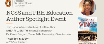 NCSS and Penguin Random House Education: Spring Author Spotlight Event