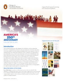 Celebrating America’s 250th Anniversary Educator Guide cover